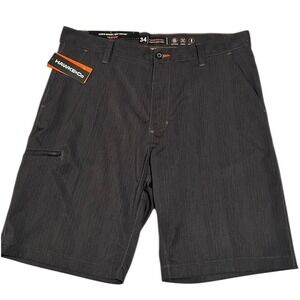 NWT Hawke & Co Men's 34 Black Dots Stretch Woven‎ Sportswear Shorts